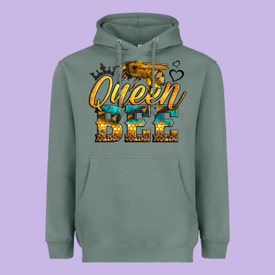 Queen Bee Heavyweight Hoodie Designed By Lillyallendesigns