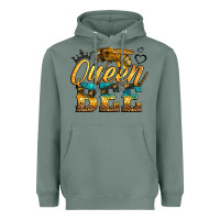 Sage queen bee Heavyweight Hoodie - LillyAllenDesigns
