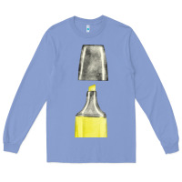 Colony Blue yellow highlighter pen fa element Long Sleeve Tee - FaDigitalArtStudio