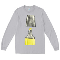 Moon Dust yellow highlighter pen fa element Long Sleeve Tee - FaDigitalArtStudio