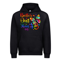 Black better out than in Urban Hoodie - Artiststas