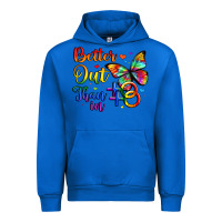 Cobalt better out than in Urban Hoodie - Artiststas