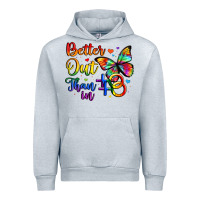 Heather Grey better out than in Urban Hoodie - Artiststas