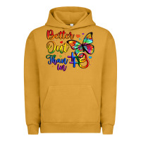 Pigment Peanut Butter better out than in Urban Hoodie - Artiststas