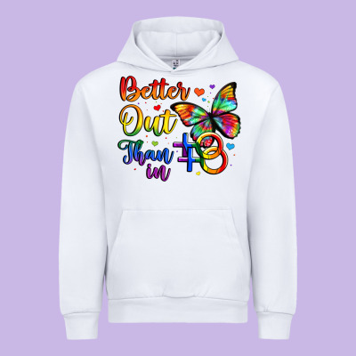 Better Out Than In Urban Hoodie Designed By Artiststas