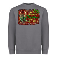 Storm Merry Christmas Y'all Boots Heavyweight Sweatshirt - RanaPortraitStore