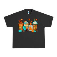 Pigment Black thankful coffee cups Urban Heavy Tee - Zillion Design Studio