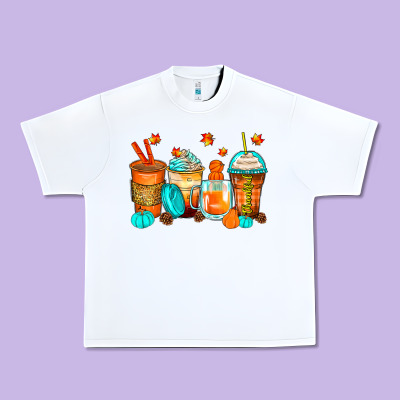 Thankful Coffee Cups Urban Heavy Tee Designed By Zillion Design Studio