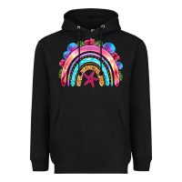 Black summer rainbow Heavyweight Hoodie - NancyCooperArtShop