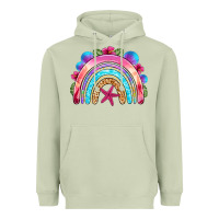 Matcha summer rainbow Heavyweight Hoodie - NancyCooperArtShop