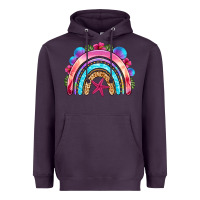 Plum summer rainbow Heavyweight Hoodie - NancyCooperArtShop
