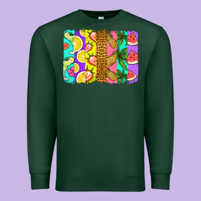 Summer Brushstroke Premium Sweatshirt Designed By Jasminsmagicworld