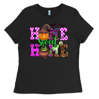 Black halloween home sweet home Ladies Tee - AdoDesignShop