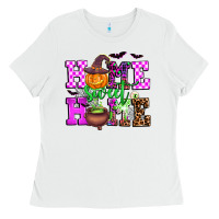 White halloween home sweet home Ladies Tee - AdoDesignShop
