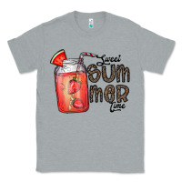 Heather Grey summer Classic Tee - CowhideDigitalArt