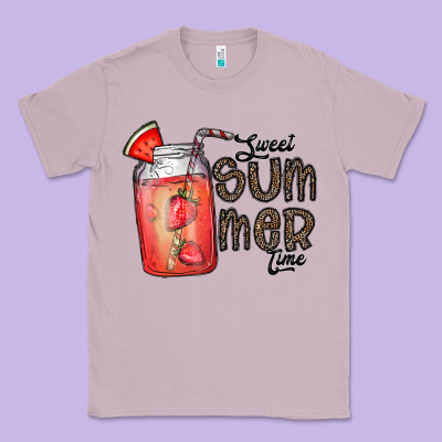 Summer Classic Tee Designed By Cowhidedigitalart