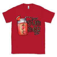 Red summer Classic Tee - CowhideDigitalArt