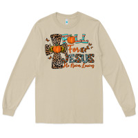 Mushroom fall for jesus he never leaves Long Sleeve Tee - CowhideDigitalArt