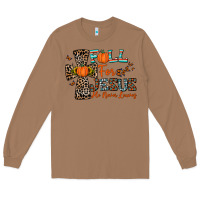 Toasted Coconut fall for jesus he never leaves Long Sleeve Tee - CowhideDigitalArt