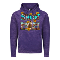 Cloud Purple show mom horse Vintage Hoodie - RanaPortraitStore
