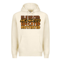Tofu elevated melanated educated motivated Premium Hoodie - NancyCooperArtShop