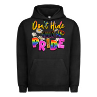 Pigment Black don't hide your pride Urban Hoodie - Artiststas