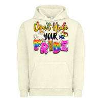 Pigment Pistachio don't hide your pride Urban Hoodie - Artiststas
