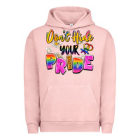 Pigment Salmon don't hide your pride Urban Hoodie - Artiststas