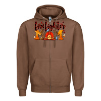 Chestnut firefighter  mom Zipper Hoodie - AdoDesignShop