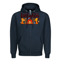 Navy firefighter  mom Zipper Hoodie - AdoDesignShop