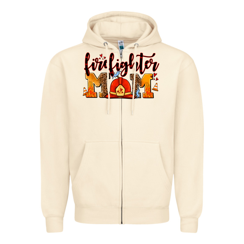 Firefighter  Mom Zipper Hoodie by AdoDesignShop | Teevron