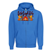 True Royal firefighter  mom Zipper Hoodie - AdoDesignShop
