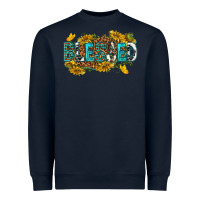 Navy blessed Heavyweight Sweatshirt - texasbilliewilder