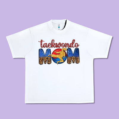 Taekwondo Mom Urban Heavy Tee Designed By Texasbilliewilder