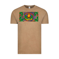 Vintage Coffee life is better around the campfire license plate Vintage Tee - BarkalooDesign