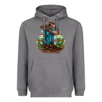 Storm western boots and hat cactus leopard serape pattern Heavyweight Hoodie - BarkalooDesign