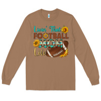 Toasted Coconut livin' that football mom life Long Sleeve Tee - HRA Design Shop