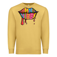 Antique Gold summer vibes lips Premium Sweatshirt - Jasminsmagicworld