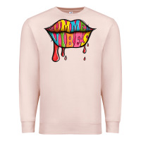 Pale Pink summer vibes lips Premium Sweatshirt - Jasminsmagicworld