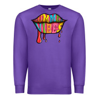 Purple summer vibes lips Premium Sweatshirt - Jasminsmagicworld