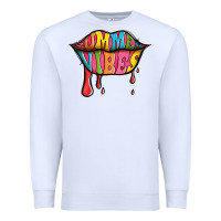 White summer vibes lips Premium Sweatshirt - Jasminsmagicworld