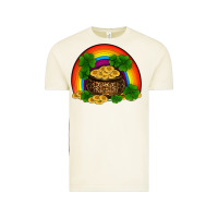 Vintage Arctic st patricks shamrock gold leopard rainbow Vintage Tee - RanaPortraitStore