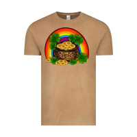 Vintage Camel st patricks shamrock gold leopard rainbow Vintage Tee - RanaPortraitStore