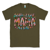 Army Green glitter and dirt mama of both Classic Tee - RacoonDesign