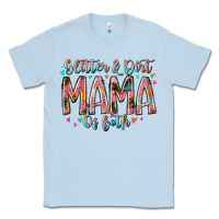 Dusty Blue glitter and dirt mama of both Classic Tee - RacoonDesign