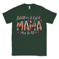 Sports Green glitter and dirt mama of both Classic Tee - RacoonDesign