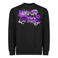 Purple Its My Birthday Heavyweight Sweatshirt | Teevron