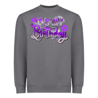 Storm purple its my birthday Heavyweight Sweatshirt - Zillion Design Studio
