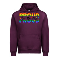 Mauve Wine proud to be me Urban Hoodie - Artiststas