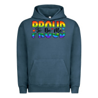 Pigment Midnight Navy proud to be me Urban Hoodie - Artiststas